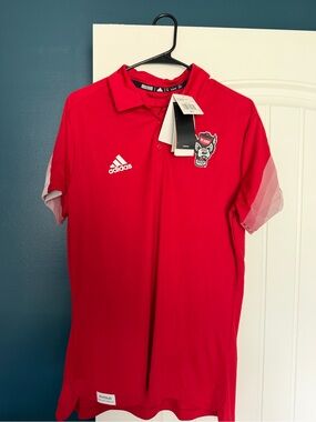 adidas Red Athletic Top NWT